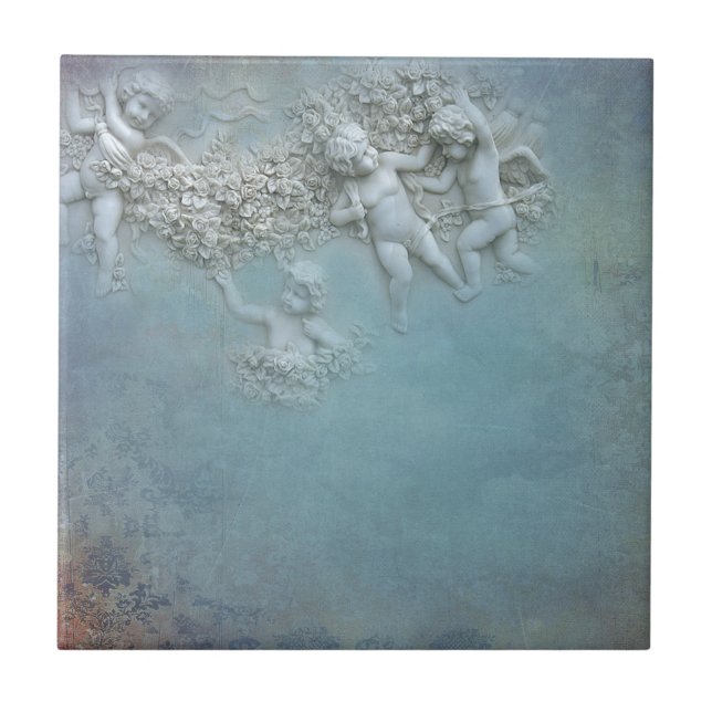 3D Cherubs Tile (Front)