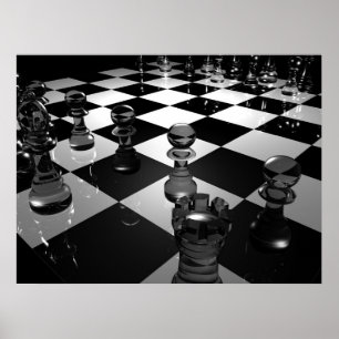 3d_chess_board_wallpaper_3d_models_3d_wallpaper_19 poster