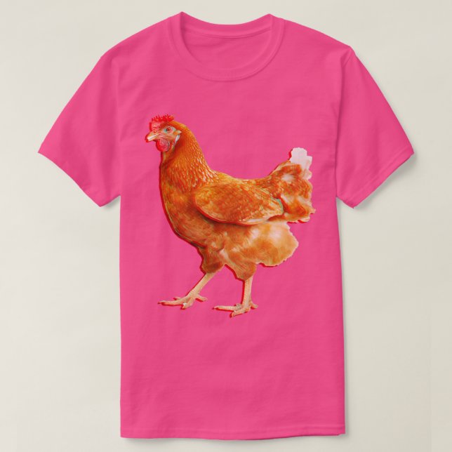 3D Chicken T-Shirt (Design Front)