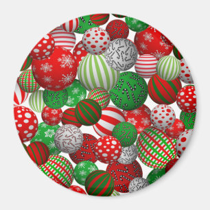 3D Christmas Balls Magnet
