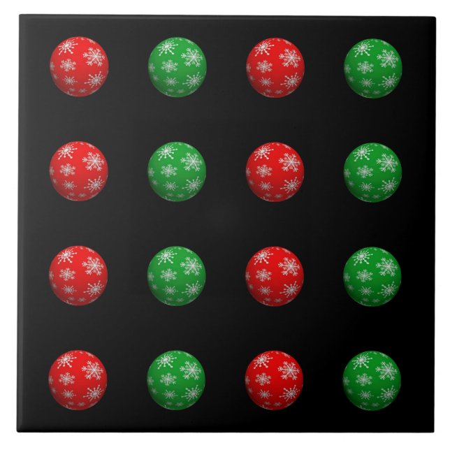 3D Christmas Balls Tile (Front)
