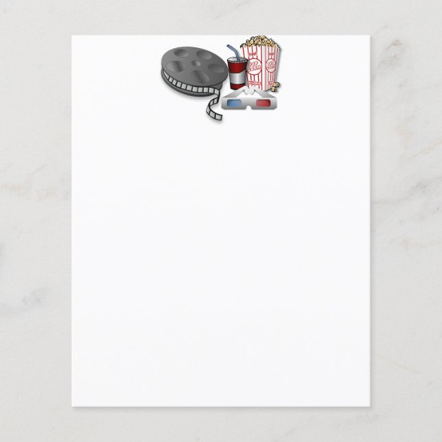 3D Cinema Flyer (Front)