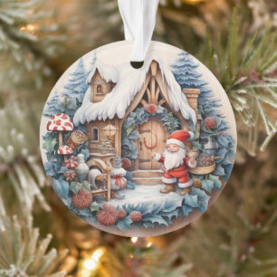 3D CLASSIC CHRISTMAS VINTAGE SANTA CLAUS ORNAMENT