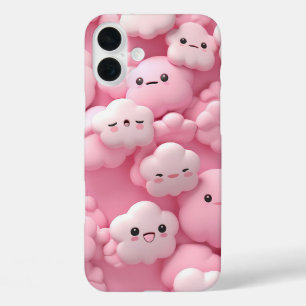 3d clouds iPhone 16 plus case