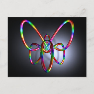 3D composition #20: Butterfly Postcard