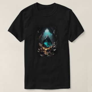 3d Crystal Glowing Deep Inside T-Shirt