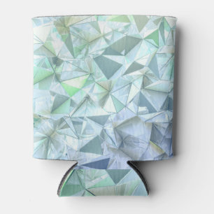 3D crystal triangle, illustrative rendering. Can Cooler