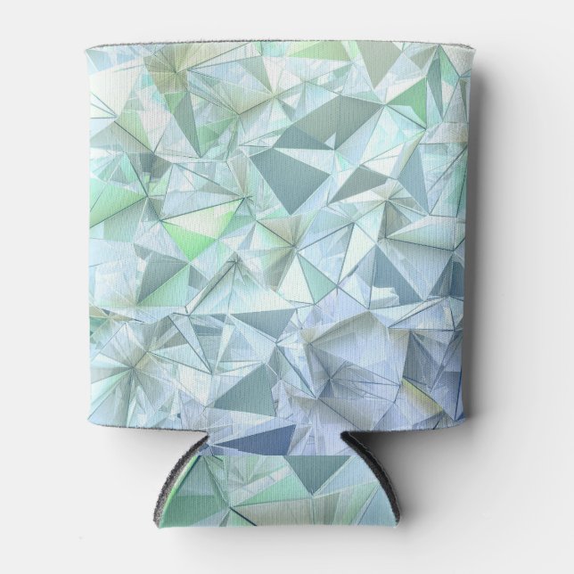 3D crystal triangle, illustrative rendering. Can Cooler (Front)