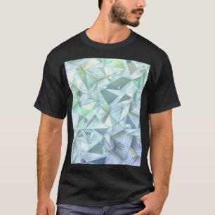 3D crystal triangle, illustrative rendering. T-Shirt