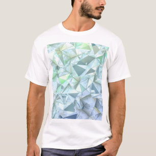 3D crystal triangle, illustrative rendering. T-Shirt