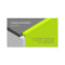3D Cube Design Lime / Grey business card