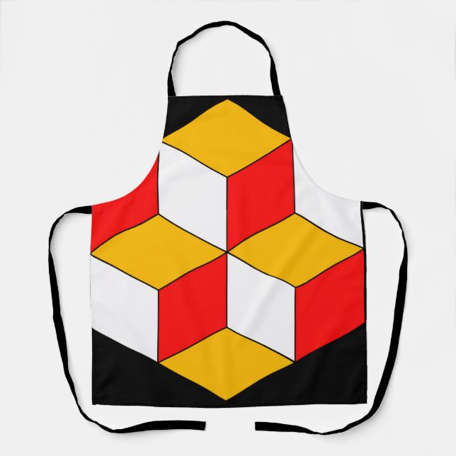 3d cubes apron (Front)