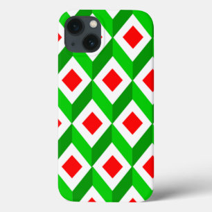 3D Cubes Christmas iPhone 13 Case
