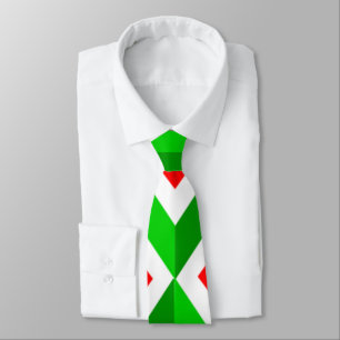 3D Cubes Christmas Tie