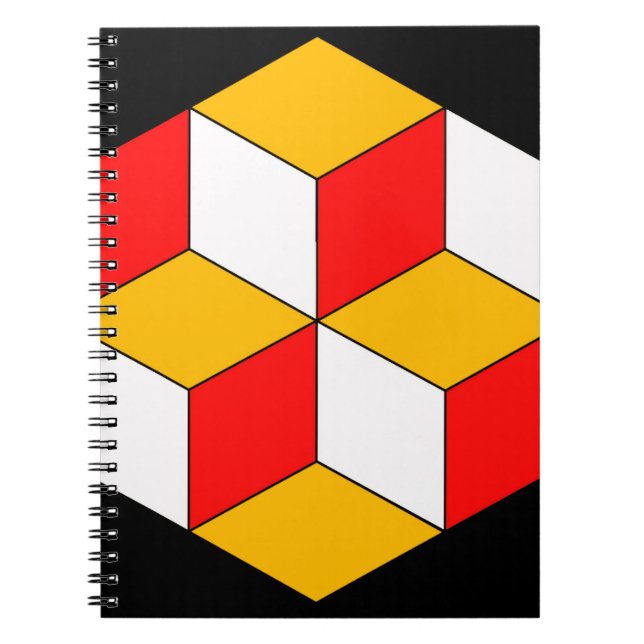 3d cubes notebook (Front)