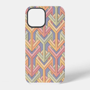 3D Cubes, Optical Illusion Pattern. iPhone 12 Case
