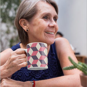 3d Cubes Pattern Coffee Mug