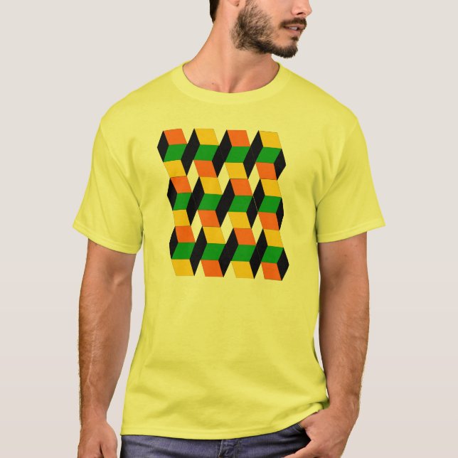 3D Cubes T-Shirt (Front)