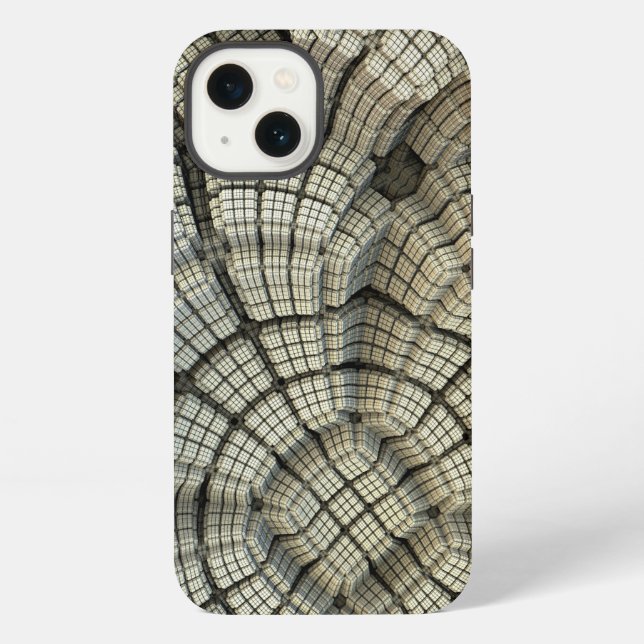 3D Cubic Pit Optical Illusion | Custom iPhone Case (Back)