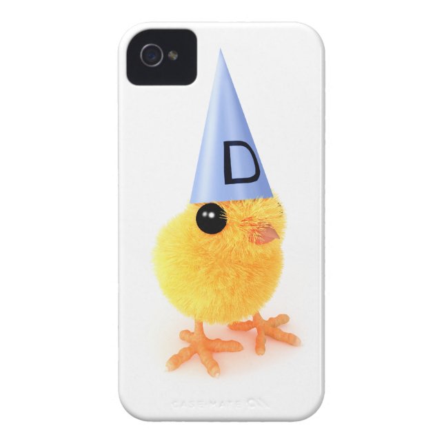 3d Cute Dumb Chick Case-Mate iPhone Case (Back)