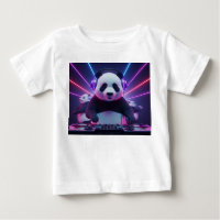 3D Cute Panda DJ in Neon Nightclub