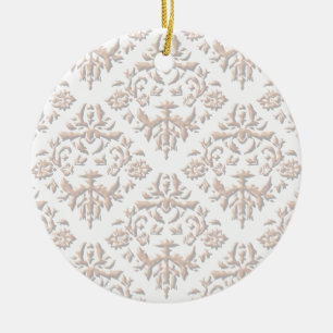 3D Damasks Ceramic Tree Decoration