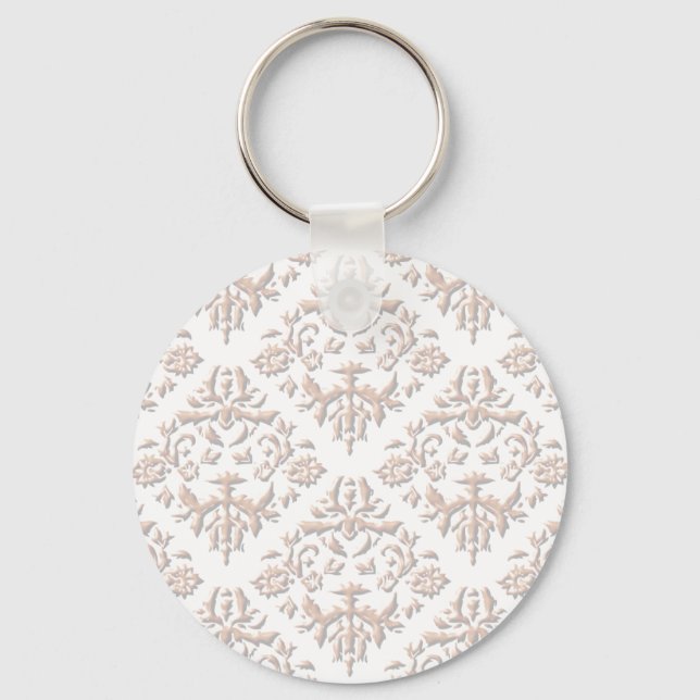 3D Damasks Key Ring (Front)