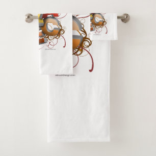 3D Dance (Fall) Bath Towel Set