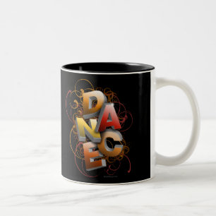 3D Dance (Fall) Two-Tone Coffee Mug