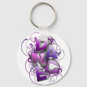 3D Dance (Summer) Key Ring