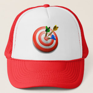 3D Darts BullsEYE BallCap Trucker Hat