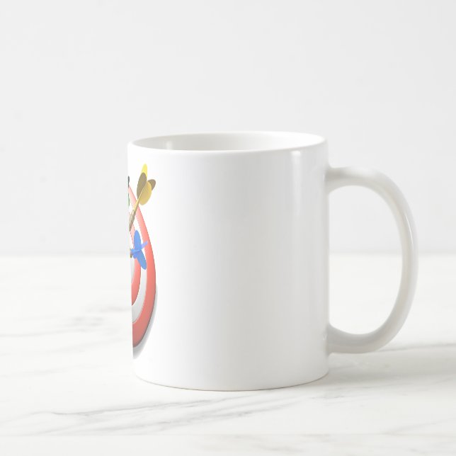 3D Darts BullsEYE Coffee Mug (Right)