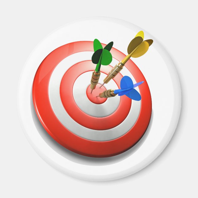 3D Darts BullsEYE Magnet (Front)
