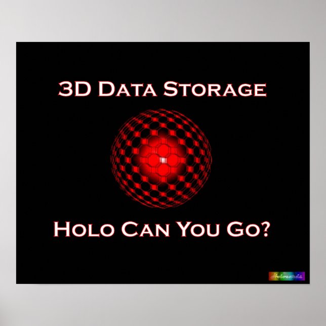 3D Data Storage: Holo Can You Go? Poster (Front)