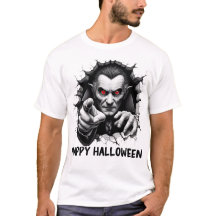 3D design Dracula Vampire Happy Halloween