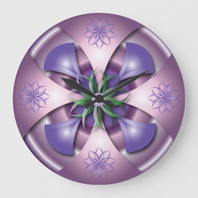 3D design wall clock (Front)