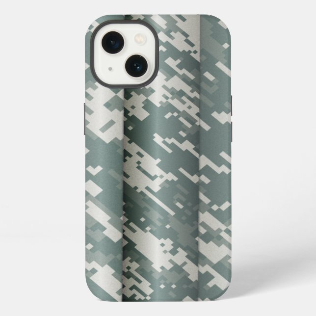 3D Digital Camo iPhone Case (Back)
