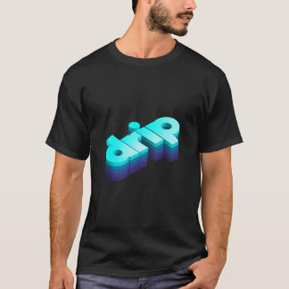 3D Drip Text Effect T-Shirt