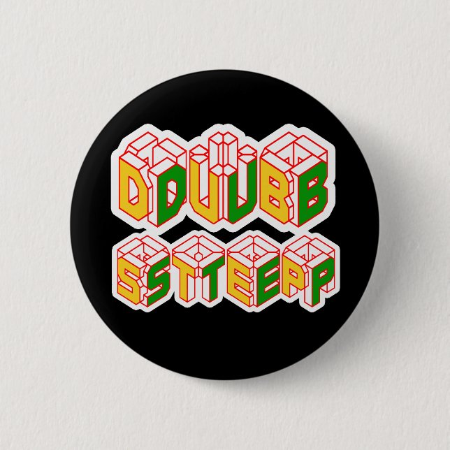 3D Dubstep shirt 6 Cm Round Badge (Front)