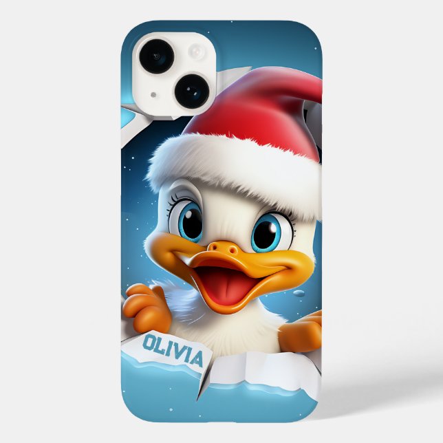 3D Duck Christmas  Case-Mate iPhone Case (Back)