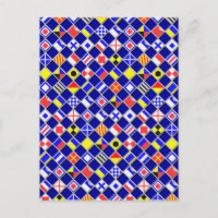 3D Effect Chequered Nautical Flag tiles Decor