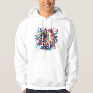 3D embroidery design Hoodie