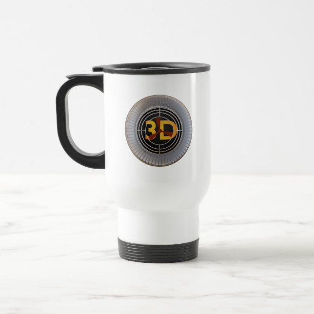 3D Engine. Travel Mug (Left)
