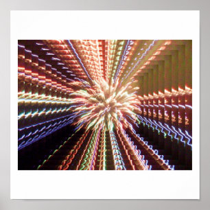3D EXPLOSION OF LIGHT poster
