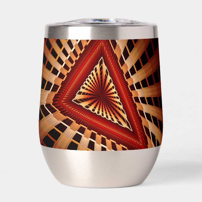 3D Fantasy Network Modern Fractal Graphic Design (Front)