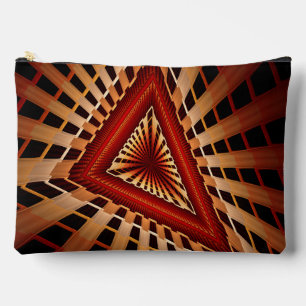 3D Fantasy Network Modern Fractal Graphic Design Accessory Pouch