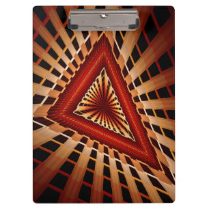 3D Fantasy Network Modern Fractal Graphic Design Clipboard