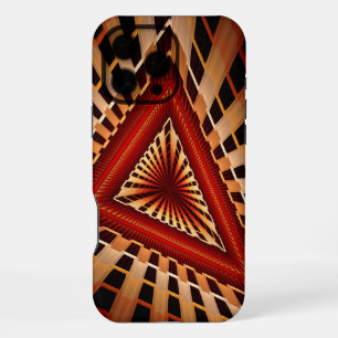 3D Fantasy Network Modern Fractal Graphic Design iPhone 16 Pro Max Case