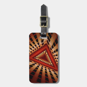 3D Fantasy Network Modern Fractal Graphic Design Luggage Tag
