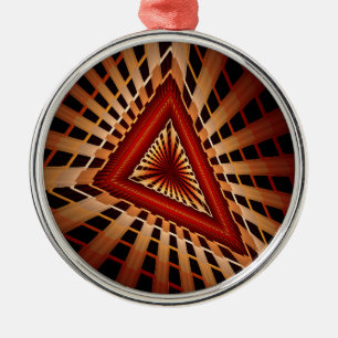 3D Fantasy Network Modern Fractal Graphic Design Metal Tree Decoration